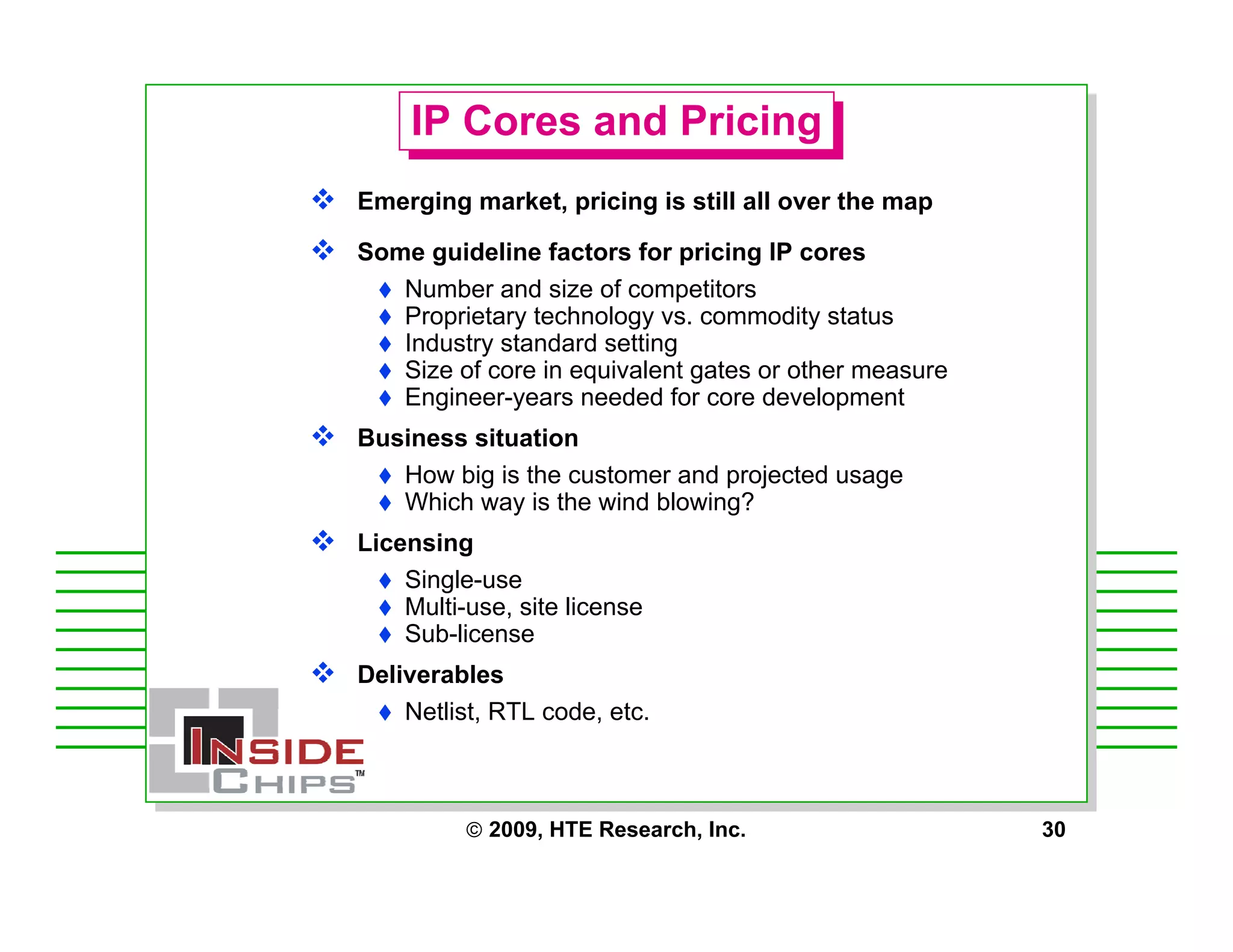 Strategic Management Issues for Starting a Fabless Chip Company