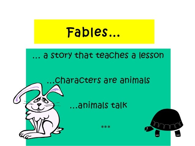 Fable Writing For Kids