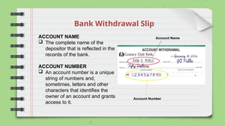 Withdrawal Number FABM2 Lesson 6 Basic Documents Related to Bank Deposit.pptx