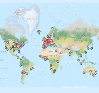 FabLab Wordlmap
 
