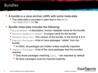OSGi made simple - Fuse Application Bundles | PPT | Free Download
