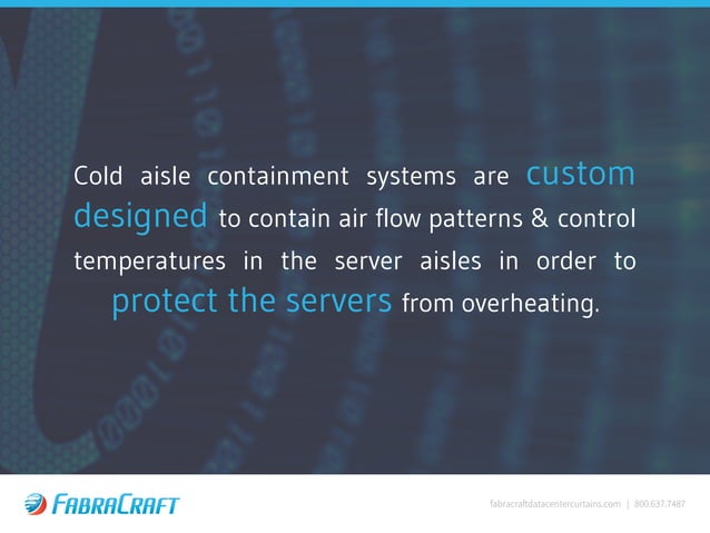 Cold Aisle Containment Data Center | FabraCraft | PPT