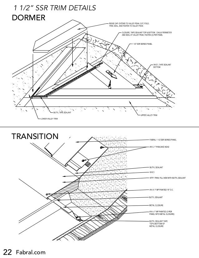 Fabral SSR Metal Roofing Installation Manual