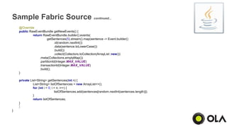 Fabric - Realtime stream processing framework | PPTX