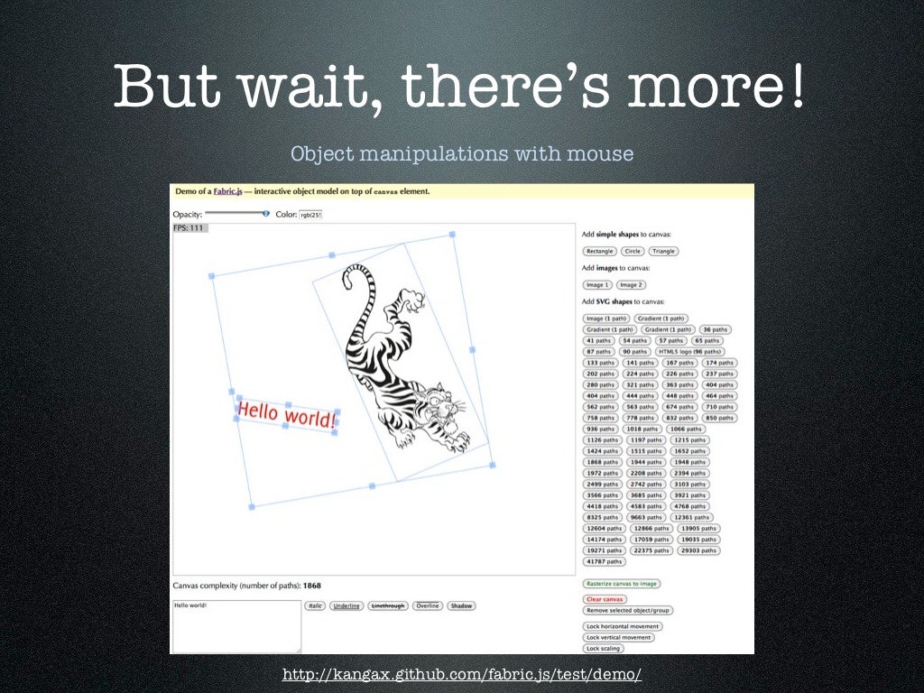 Fabric.js — Building a Canvas Library
