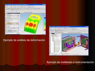 Ejemplo de análisis de deformación Ejemplo de moldeado e instrumentación 