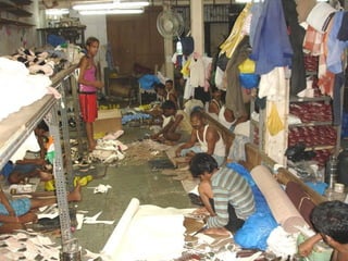 Fabrica de zapatos de la India