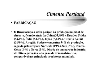 FabricaçãO Cimento Portland