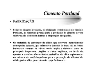 FabricaçãO Cimento Portland
