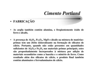 FabricaçãO Cimento Portland