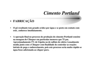 FabricaçãO Cimento Portland