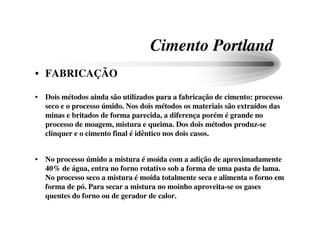 FabricaçãO Cimento Portland
