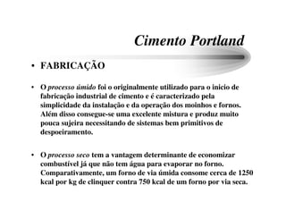FabricaçãO Cimento Portland