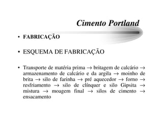 FabricaçãO Cimento Portland