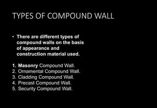 Fabrication, compound wall, gates and door, steel railing | PPTX