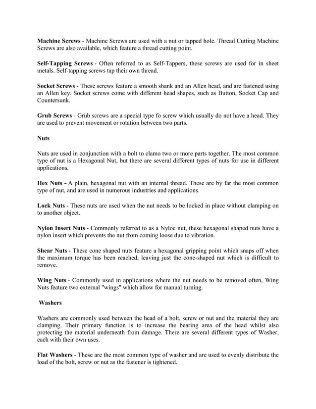 FABRICATION AND WELDING TC II NOTES BASIC | DOCX