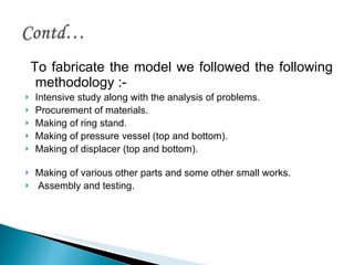 Fabrication of prototype of stirling engine | PPT