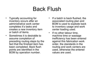 ERP Fabrication Module Design Overview | PPT
