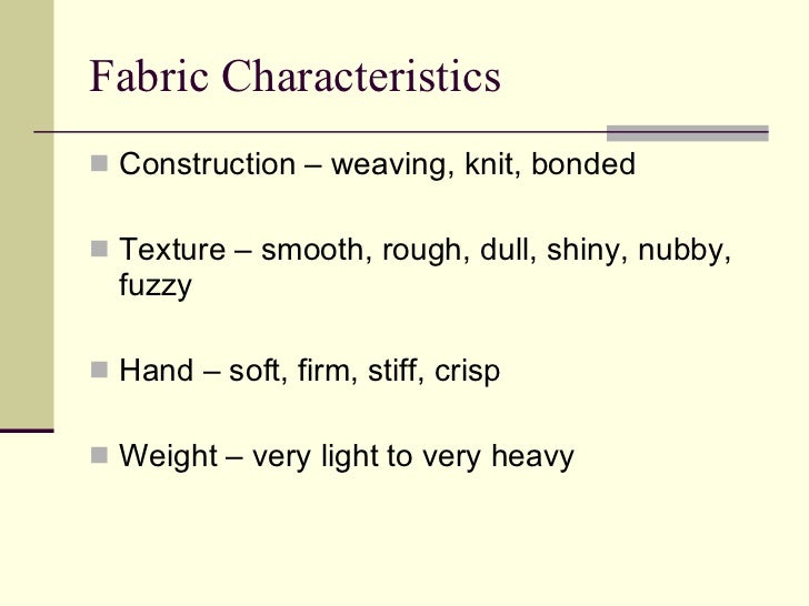 Fabric Construction