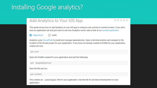 Installing Google analytics?
 