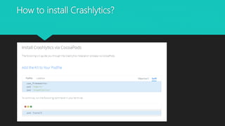 How to install Crashlytics?
 