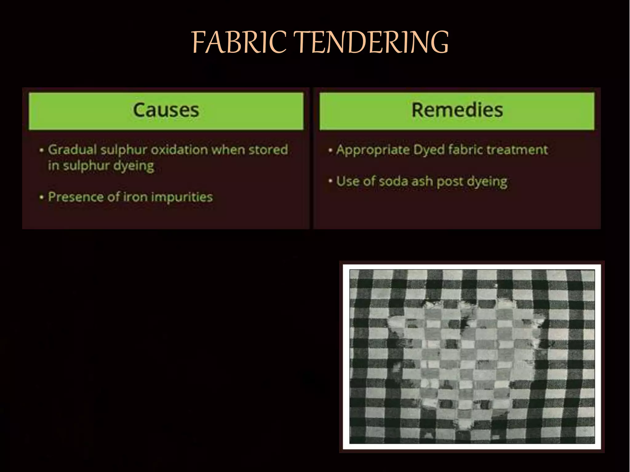 FABRIC TENDERING
 