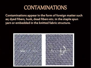 Disorder Textiles Fabric defects | PPTX