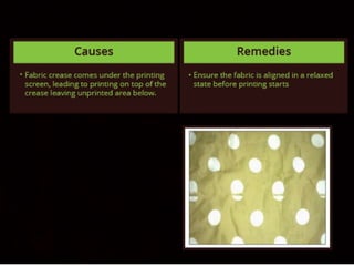 Disorder Textiles Fabric defects | PPTX
