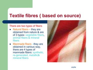 Fabric & fibres