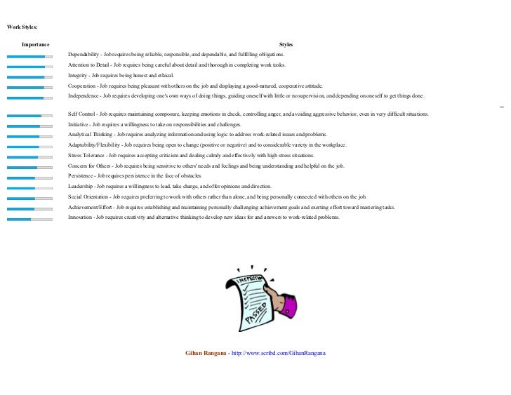 inspector job description