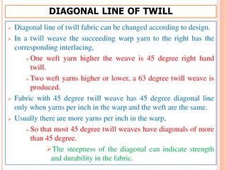 Twill Line Template.pdf Fabric Structure and Design | PDF