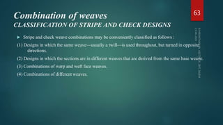Weave Check FABRIC STRUCTURE PART 3 | PPTX