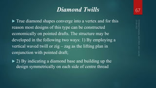 FABRIC STRUCTURE - TWILL AND DERIVATIVES | PPT