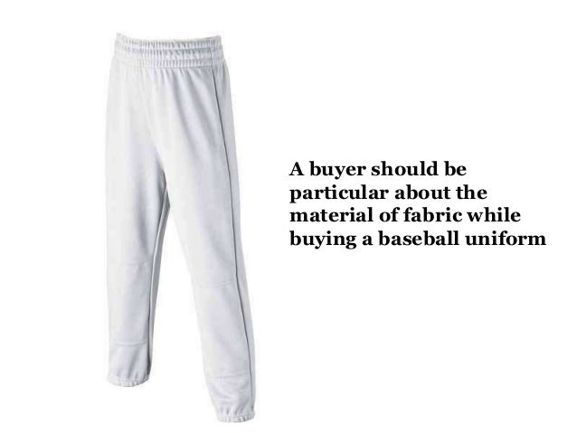 Fabrics used for making baseball pants