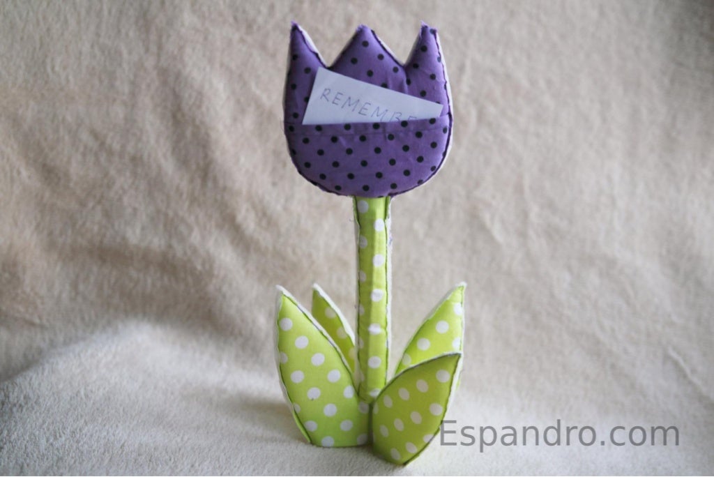 Fabric tulip