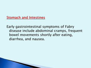Fabry disease | PPTX