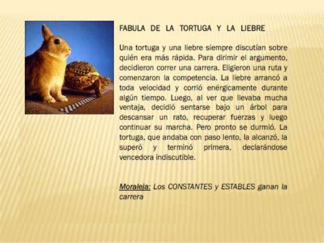Fabula de la tortuga y la liebre
