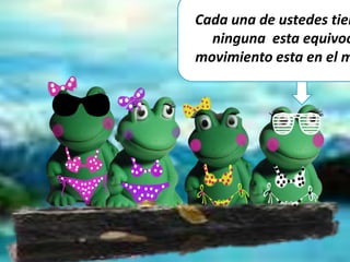 Cada una de ustedes tien
ninguna esta equivoc
movimiento esta en el m
 