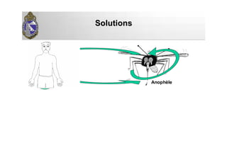SolutionsSolutions
Stade
sanguin Anophèle
Stade
hépatique
 