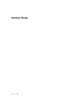 Database Design
P a g e | 21
 