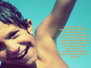 Leia bons livros, leia poesia, porque a poesia é a arte de aceitar a alma. Leia romances, leia a Bíblia, estórias de amor, textos que possam reavivar seus sentimentos mais puros. Pratique algum esporte. O peso da cabeça é muito grande e tem de ser contrabalançado com alguma coisa! Você certamente vai se sentir bem. 