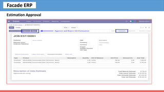 Estimation Approval
Facade ERP
 