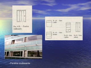 - Fenêtre coulissante
 
