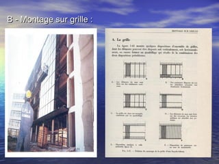 B - Montage sur grille :B - Montage sur grille :
 