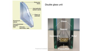 Double glass unit
Preapred and complied by - Vinay Srivastava
 