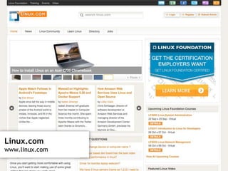 Linux.com 
www.linux.com 
 