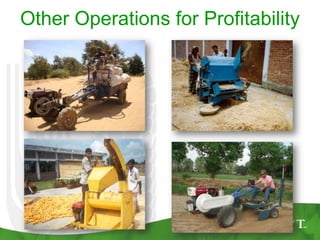 Farm mechanization & Conservation Agriculture for Sustainable Intensification