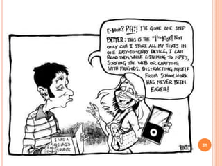 Educational Uses of Blogs	25Forum for students, faculty to display and share ideas and invite commentary by designated contributors or the publicProject sharing/showcasing space to seek and allow feedback by participantsPlatform to disseminate content materialPersonal / professional portfolios