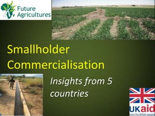 Smallholder
Commercialisation
Insights from 5
countries
 