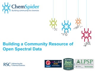 Building a Community Resource of Open Spectral Data 